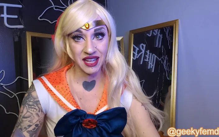 Geeky Femdom: Tuxedo maska Sailor Venus cucks