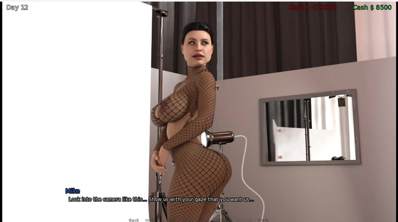XXX Games Bunk: Sinful Success - เกมเพลย์ - สวมบทบาท - ข้อห้าม - Mike Studio's - ถ่ายที่ 1 กับชุดชั้นใน