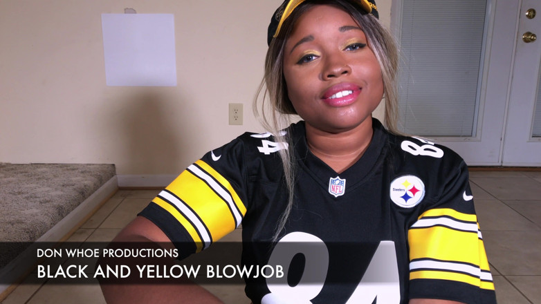 Super Hot Films: A Black and Yellow Blowjob From Nina Rivera
