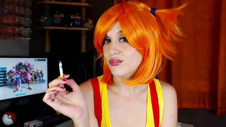 Candystart Videos: Misty Pokemon Sexy Kouření