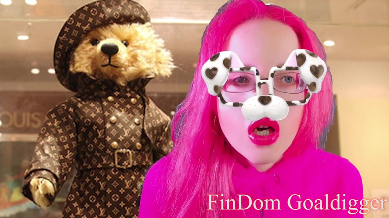 FinDom Goaldigger: Maricas cadela, pelúcia, transformação de brinquedo