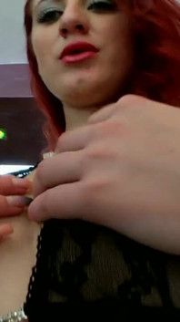 Curvy redhead will make you cum