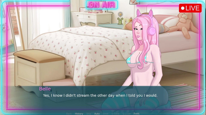 LewdArcade: Секс-мнот Belle Delphine Все обнаженные сцены, подборка. Скачать игру