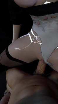 Cazzo yorha 2b in piedi - Nier Automata
