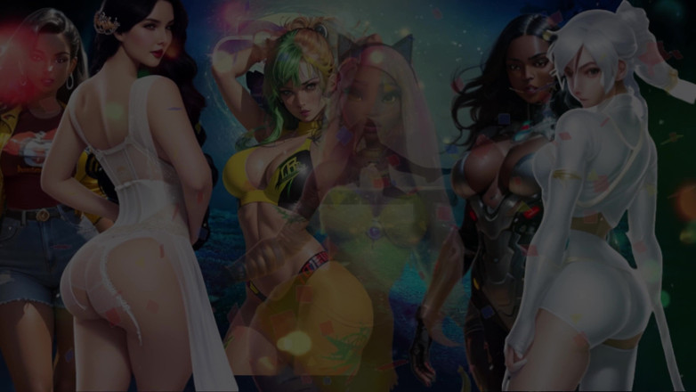 Back Alley Toonz: Ebony Jones, Beleuchtetes Videoshoot Mit Großem Hintern