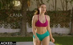 Blacked Lana Rhodes can't stop cheating with anal BBC