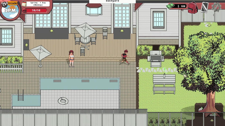 LewdArcade: Моторошне молочне життя, порно гра, гра [частина 01] гра в оголену секс[18+] Гра для дорослих