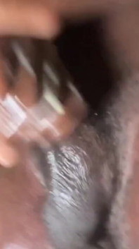 Horny Breeding Big Black Cock Stroking and Cumming Hard