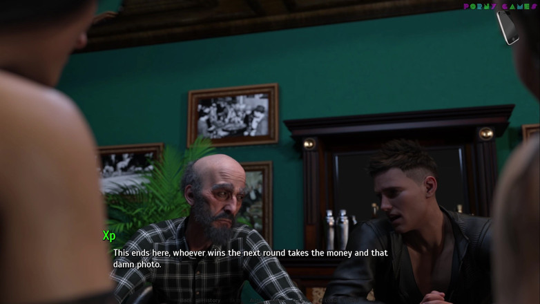 Porny Games: Hidup bersama oleh Mr. Blackeyes - strip black jack, hari pertama...