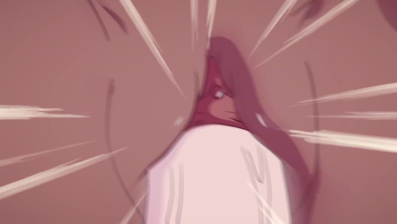 Violet rain: Big Ass Curves Meet Cartoon Cock Chaos