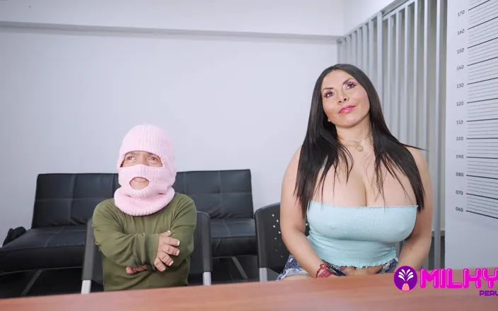 Milky Peru: Maryam Hot and Juancito Captured by the Police