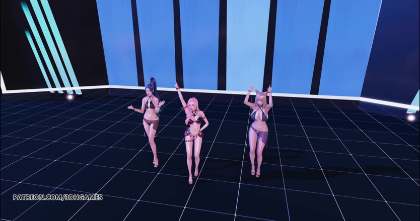 3D-Hentai Games: Kara - kda si tante seksi yang super seksi ahri, kaisa,...