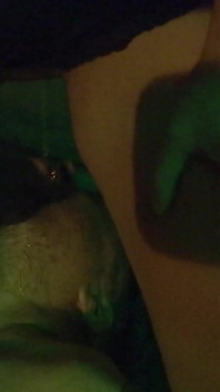 Shorthaired Babe Pisses Guy in Mouth in Outdoor
