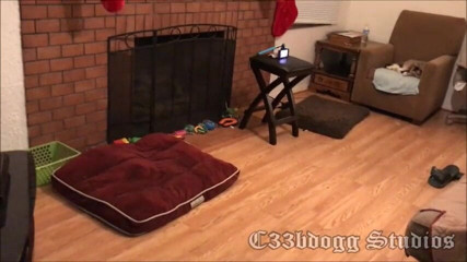 DoggVision: Husband gets pissed when I creampie his wife - Angle 2