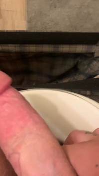 Stroking Fat Cock