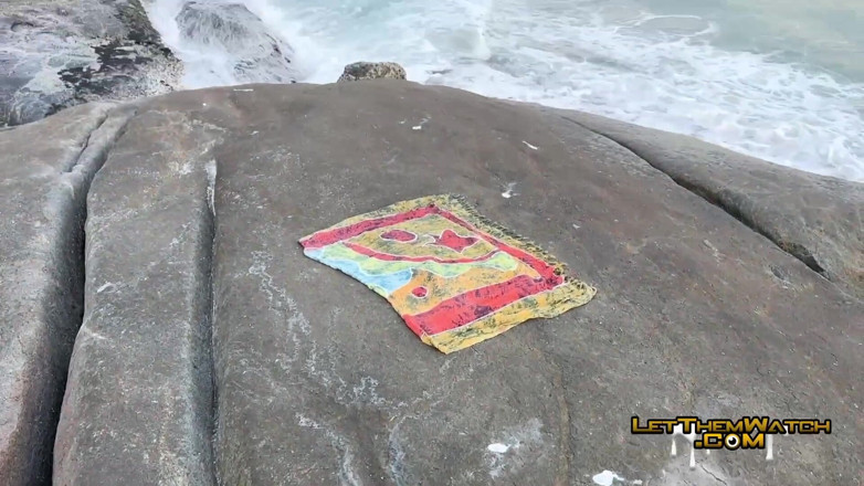 Let them watch: Veřejná Gay Skupina Bez Sedla Sex Na Pláži Bangout!