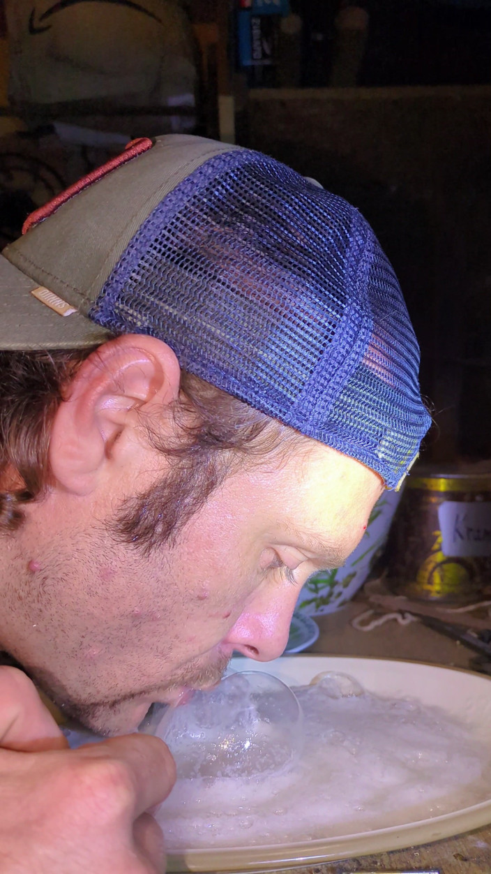 Deepthroat Madness: Making Lot's of Bubbles with a Huge Pile of Saliva