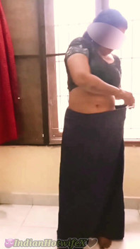 Desi Tamil Chubby Wife Lux Saree Wear Tease Shows Boobs Belly Hairy Pussy Ass! Indianhotwifex