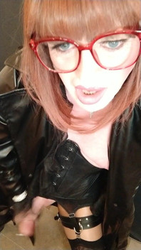 Naughty Latex Crossdresser