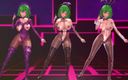 Mmd anime girls: Mmd R-18 Anime Girls Sexy Tanec klip 127