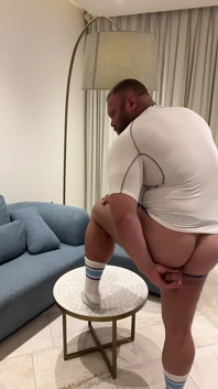 Jack Stacked Riding and Playing with His Big Dildo