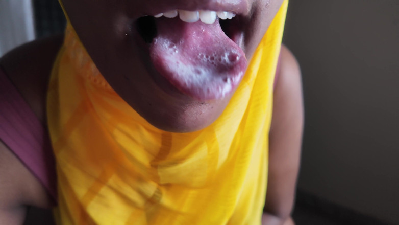 Immfuck: Moslima Indisch Hijab-meisje wil niet stoppen met het pijpen in...