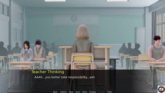 Joystick Cinema: Public Sex Life - bu guru lagi asik masturbasi di kelas