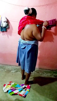 Saree Menjatuhkan Selepas Mandi - Sfw