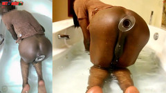 Ass Monkey: Dva úhly 1&2 | Obrovský anální kolík mytí mého zejícího zadku ve vířivce -...