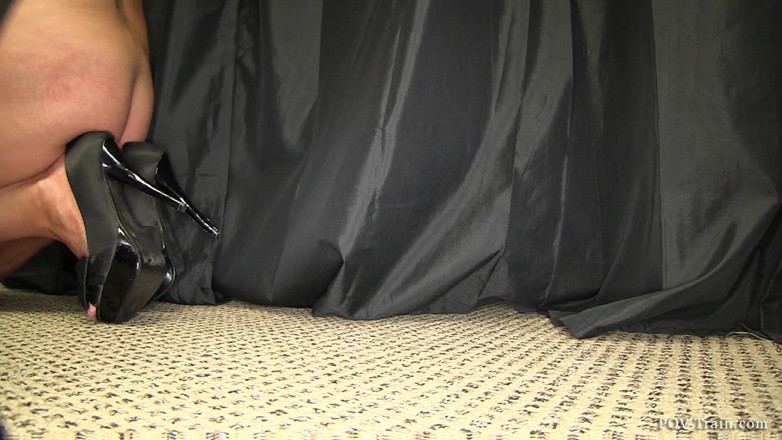 Glory Hole Secrets: Blonde Milf Crystal gets train ran on her part 4