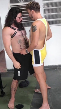 Viking From Taubaté Fucked Rick Neker's Ass in the Gym