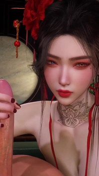3D Hot Asian Slut Have a Hardcore Blowjob Sex and Squirting a Lot