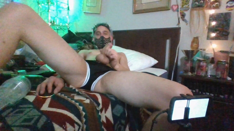 Sexy possum: Pumpování nesestříhaného ptáka, kouření, Fleshlight, předčasné první stříkání, Snažte se...