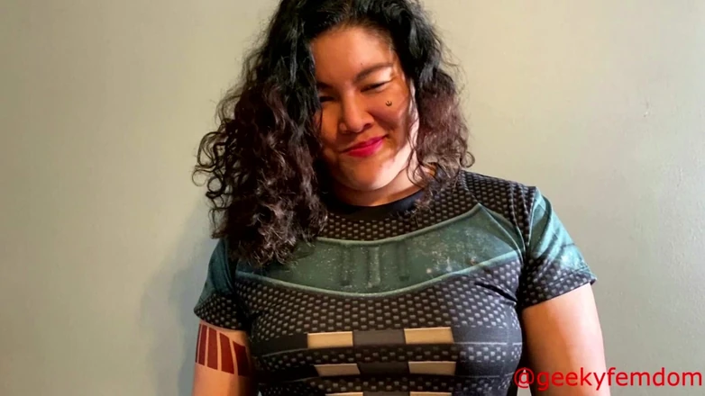 Geeky Femdom: Çift cosplay kötü göt iki parter