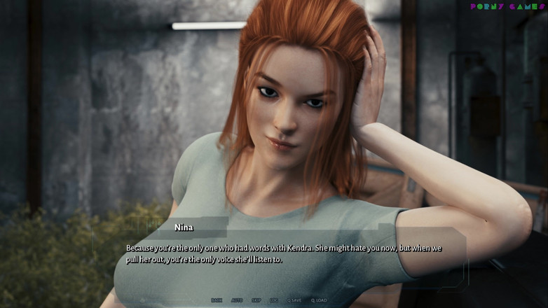 Porny Games: Cybernetické svádění od 1thousand - Sex ve skladišti s nadrženou zrzavou lady 30