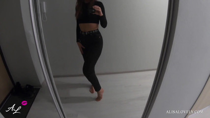Alisa Lovely: Morgen blowjob nach einer heißen party - lutschen sie schwanz und...
