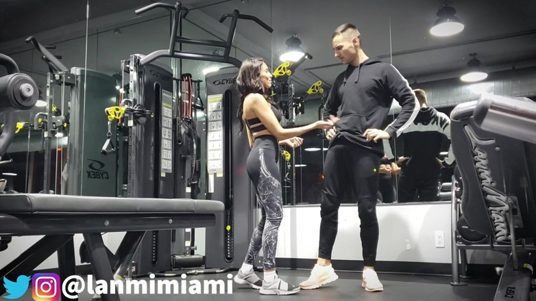Lanmi Miami: Perfect Latina slut fucks hard after gym