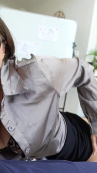Horny Secretary Seduces Her Boss! BJ, Missionary, Doggy in the Office.