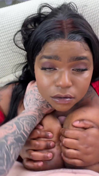 Hot Black Step Mom Wanted Nothing but a Creampie