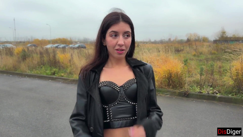 Dis Diger: Pickup Rock Girl Rough Blowjob and Sex High Heels Boots...