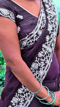 Indian Sexy Fuck in the Bedroom in Green Saree