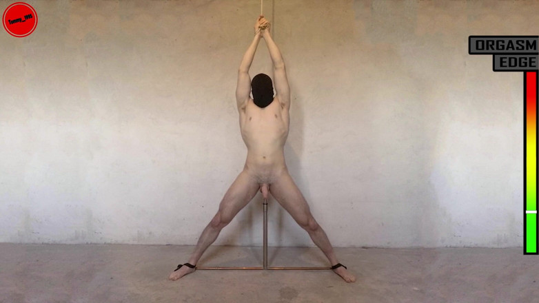 Tommy_1995: Bağlı heteroseksüel adam t-bar anal prob vibratör ve acımasız inkar