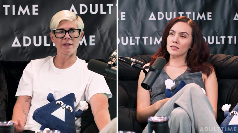 Adult Time Podcast: Freya parker想要熟女在她的额头上纹身！你愿意吗，成人时间播客