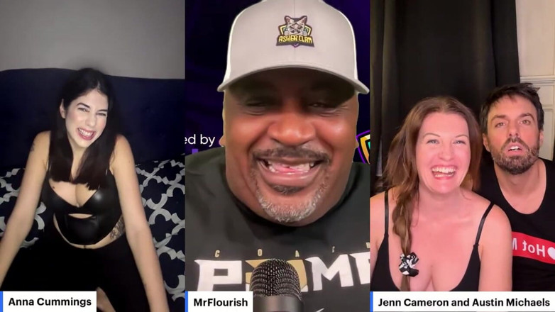 Mr Flourish Live: Mrflourish Podcast "the Morning After" with Guest Adult Star Anna Cummings