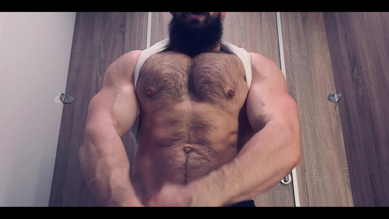 Mister Stone: Pec God. Listen to My Hard Breathing and Look at...
