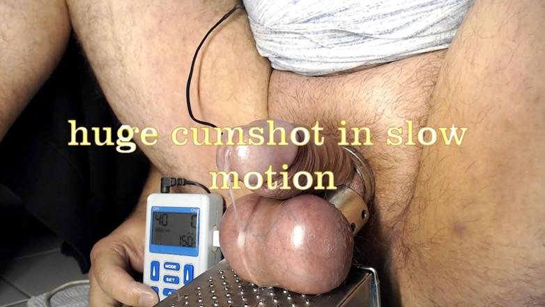 Gaylectrician: E-stim výstřik s roztaženými koulemi 21_01_14