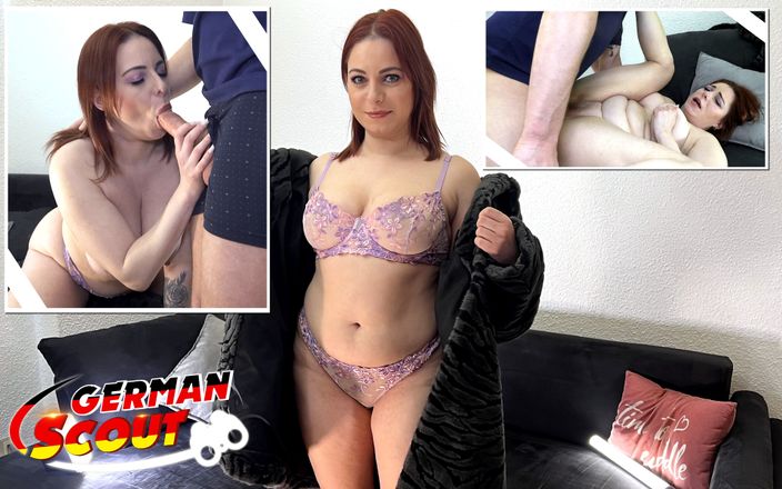 German Scout: 德国童子军 - 丰满的德国下垂的奶子女孩emma Fox拿起制作性爱