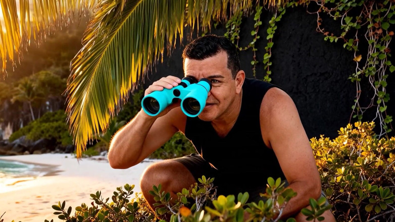 Beefcake Hunter: 背が高くハンサムな人のための汗ばみフェラチオ