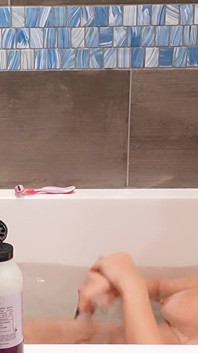 Big Tits Redhead MILF Takes Relaxing Bath - Bathing with Stella E03