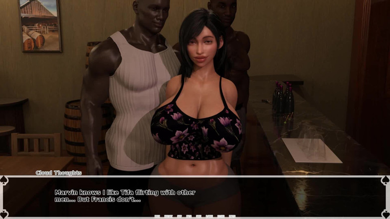 Dirty GamesXxX: สวรรค์แห่งความมืดของ Tifa ผัวชอบให้เมียมีชู้จัดหนักและถูกสะกดจิตจากสาวของเขาอมควยใหญ่ผิวดําสองคนเขาเย็ดเธออย่างหลงใหลหลังจากนั้น - wpisode 42
